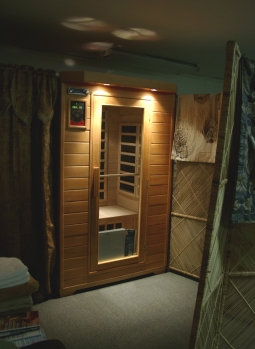 How about a relaxing night time sauna for two?